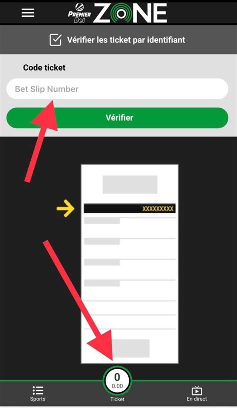 premier bet zone vérifier ticket|Vérifier ticket .